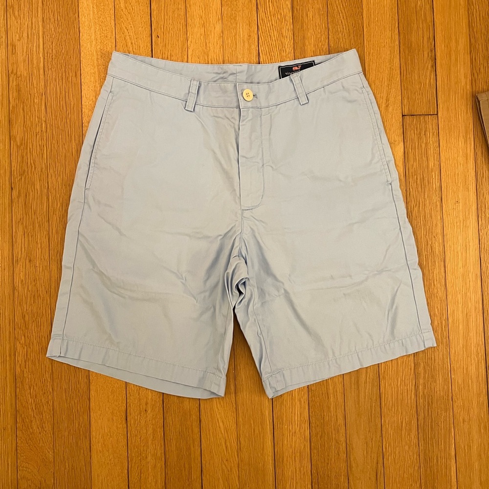 Vineyard Vines Men's Soft Blue Flat Front Shorts